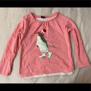 Long sleeve double layer top